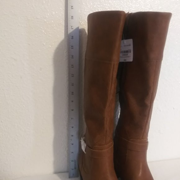 St. Johns Bay women's size 9 cognac (brown) riding boots - Picture 4 of 11